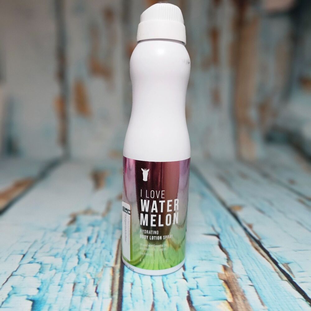 Pink Zebra I Love Watermelon Hydrating Body Lotion Spray 4.5 oz Moisturizing NEW